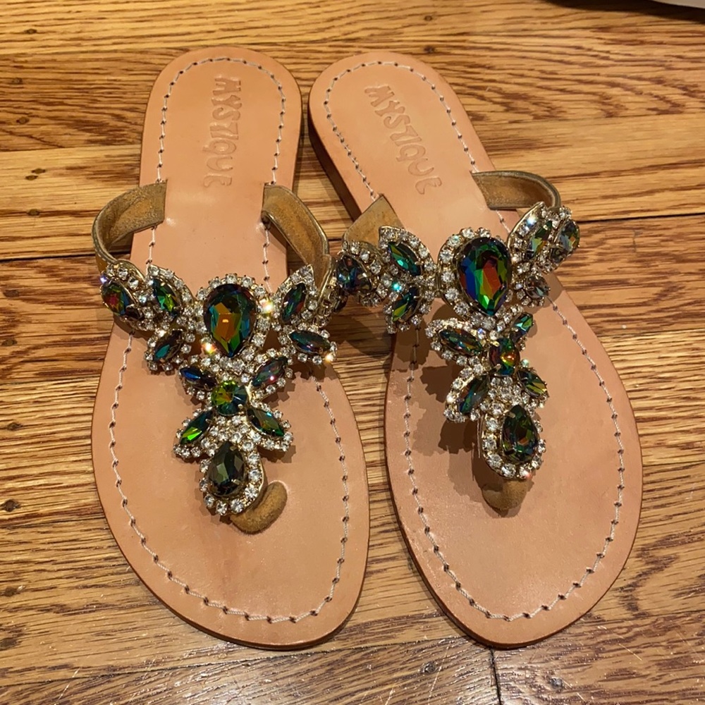 Jeweled MYSTIQUE sandals